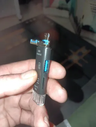 Lector Tarjetas USB C Android 5-en-1 . Nuevo
