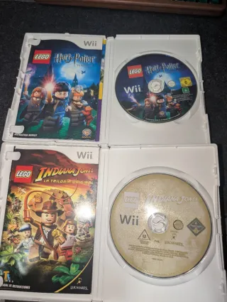 Pack: LEGO Harry Potter y Lego indiana Jones wii