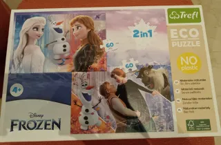 Doble Puzzle Frozen 2x60 piezas
