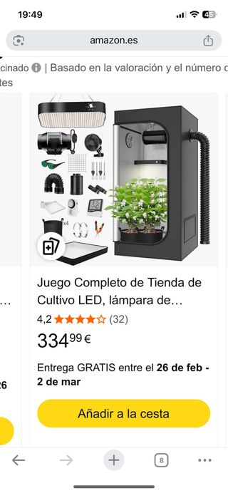 Kit Armario Cultivo 60x60x120 Completo