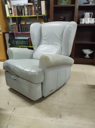 Sillón relax Granfort Beige Piel