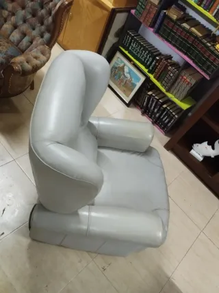 Sillón relax Granfort Beige Piel