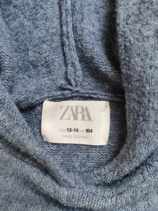 Jersey azul con capucha