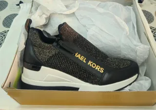 Michael Kors Zapatillas Talla 37 Negro/Bronce