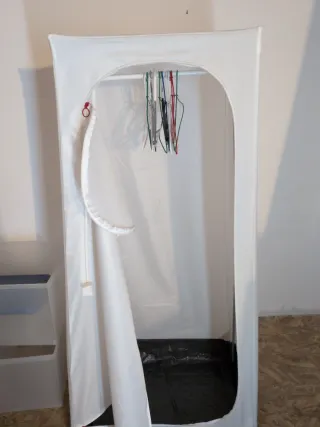 2 Armadi in Tela Vuku IKEA Bianchi