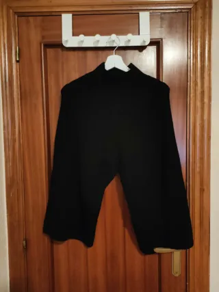 Jersey capa cuello alto mujer