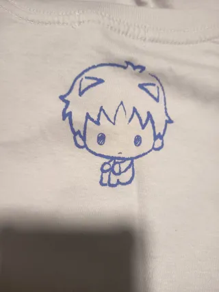 Camiseta Sanrio x Evangelion anime