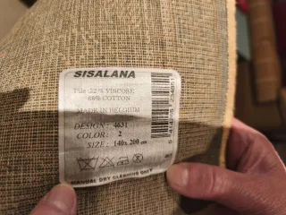 Tappeto stile persiano beige e verde