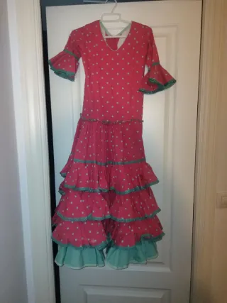 Traje Flamenca Niña 9-10 Años