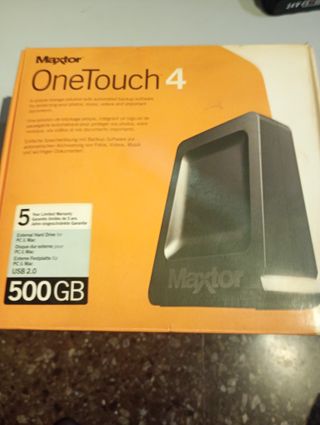 Disco Duro Externo Maxtor OneTouch 4 500GB
