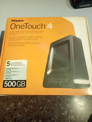 Disco Duro Externo Maxtor OneTouch 4 500GB