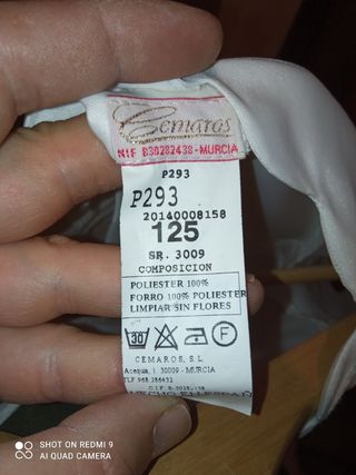 Traje Comunión Niña Blanco rebajado