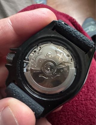 Reloj Seiko Mod Negro y Gris