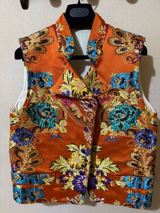 Chaleco Fallero Zaragüell Naranja Hombre