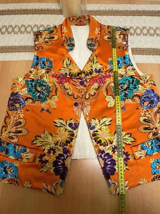 Chaleco Fallero Zaragüell Naranja Hombre