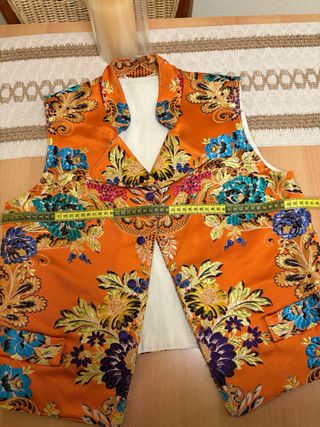 Chaleco Fallero Zaragüell Naranja Hombre