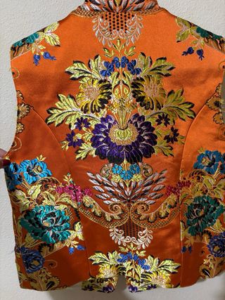 Chaleco Fallero Zaragüell Naranja Hombre