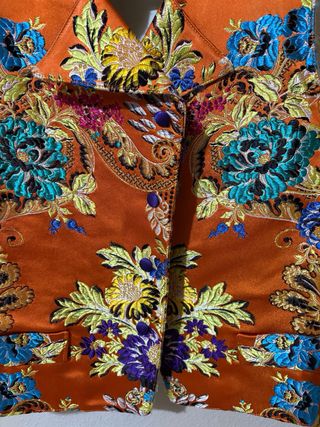 Chaleco Fallero Zaragüell Naranja Hombre