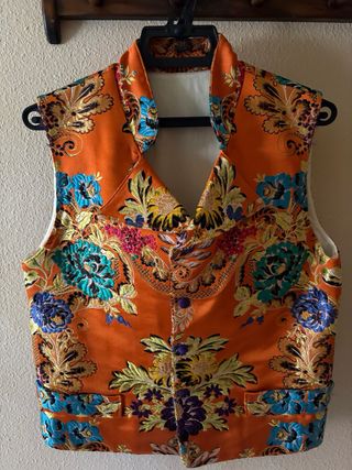 Chaleco Fallero Zaragüell Naranja Hombre