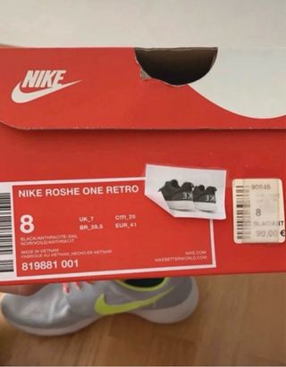 Zapatillas Nike Roshe Gris y Verde