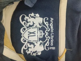 Polo Angelo Litrico Rayas Azul/Amarillo XL