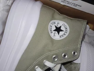 Converse plataforma verde