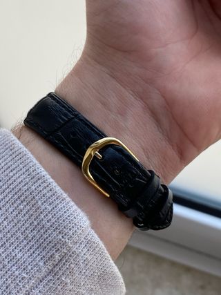 Must de Cartier Tank Vermeil con papeles