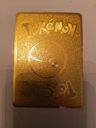 Omneon GX Carta Pokémon Dorada