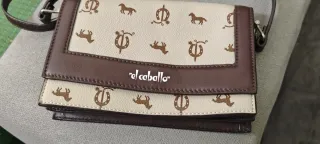 Bolso El Caballo Beige y Marrón