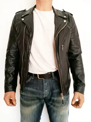 Perfecto cruzada Schott M pequeña Medidas indicada