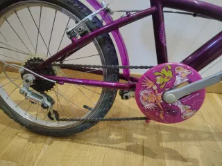 Bicicleta niña 20 Btwin Morada