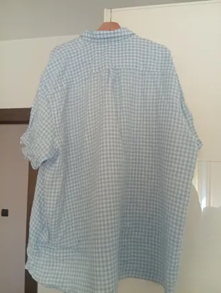 Camisa Emidio Tucci cuadros azul Talla XXXL