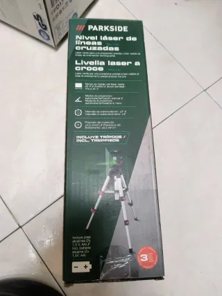 Nivel Láser Parkside Líneas Cruzadas + Trípode