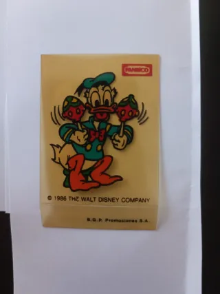 Cromo Walt Disney Donald duck panrico