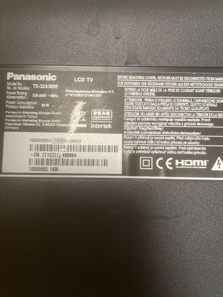 Televisor Panasonic Negro Mas aparato mi box