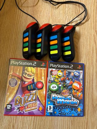 Mandos Buzz PS2 (4 unidades)