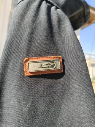 Chaqueta Moto LS2 talla XL Negra con Protecciones