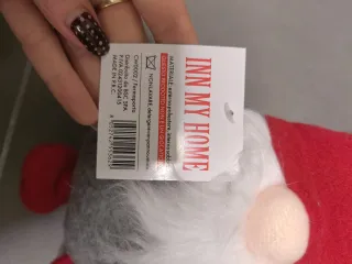 Gnomo ferma porta rosso Inn my home