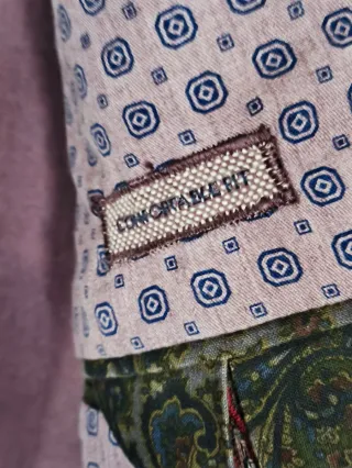 Americana Domenico Tagliente tacto piel morada