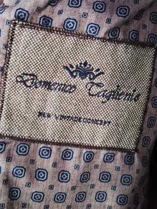 Americana Domenico Tagliente tacto piel morada