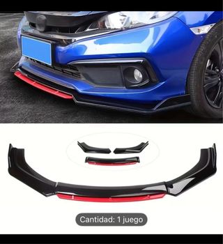 Lip Delantero Parachoques Universal Negro