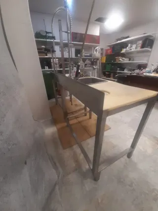 Mesa de preparación acero inoxidable