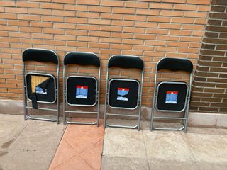Lote 4 Sillas Plegables