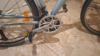 Bicicleta 28 plateada