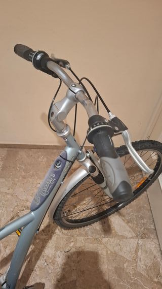 Bicicleta 28 plateada