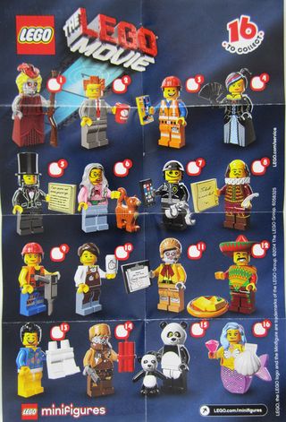 LEGO Larry Barista #10 Minifigura Lego Movie 1 Bar