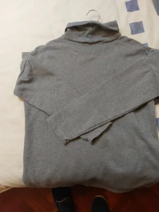 Jersey cuello alto Elisa Muresan gris talla s/m