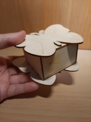Scatola Legno Farfalla