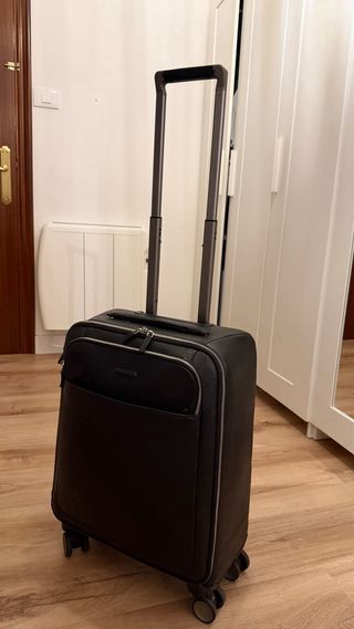 Maleta Piquadro Negra 100% Piel