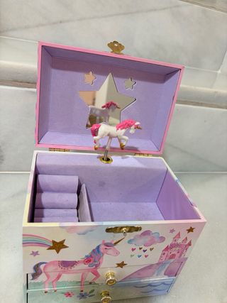 Joyero infantil musical unicornio